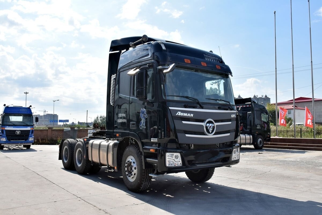 Cabeça de trator Euro IV motor diesel Foton Auman 430hp 6*4 modo de condução 10 Pneus em má estrada