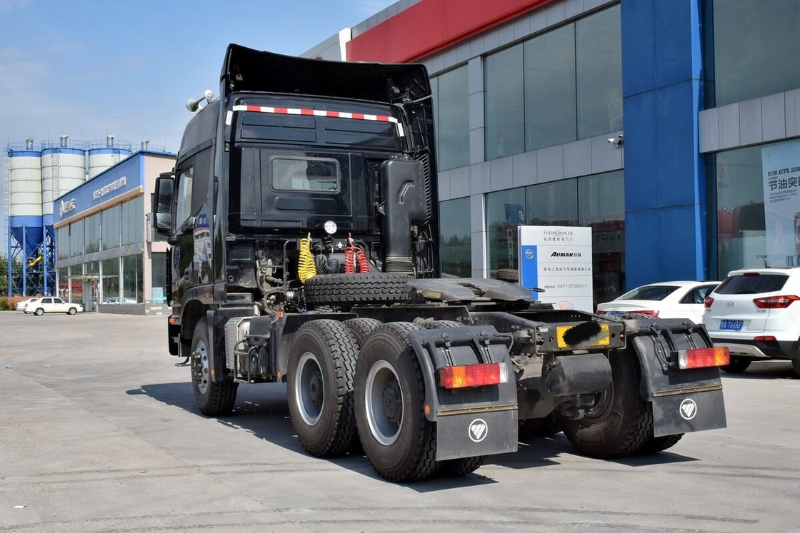 Cabeça de trator Euro IV motor diesel Foton Auman 430hp 6*4 modo de condução 10 Pneus em má estrada