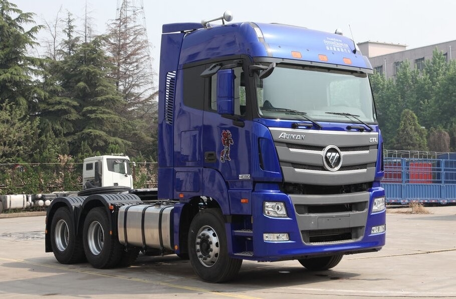 Usado Cabina de telhado alto Tractor Head Truck WP Engine 6x4 Drive Mode Foton Auman Alta relação custo-desempenho