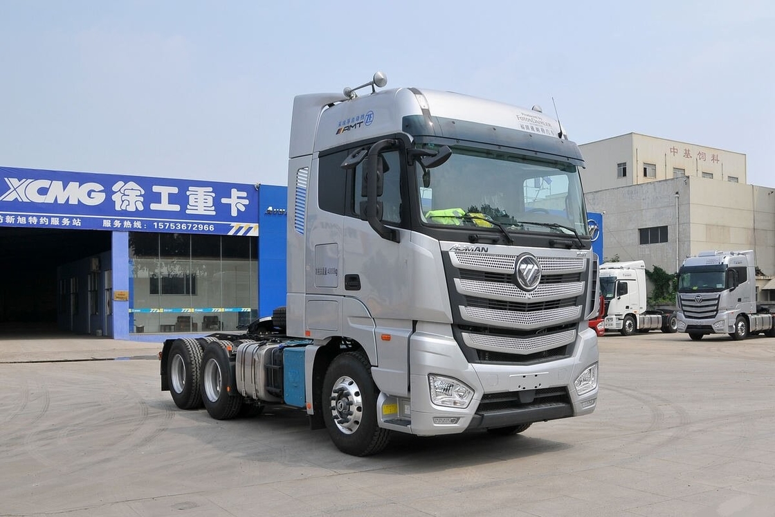 Usado Potente desempenho Cargas pesadas cabeça de trator Foton Auman 510hp 6 cilindros Cummins motor