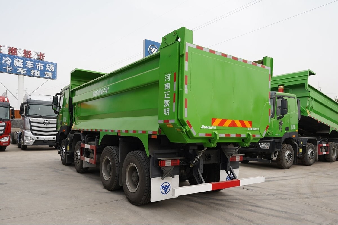 Caminhão de descarga usado Foton Ouman Gtl 490hp 8*4 modo de condução Transmissão automática Transporte de areia