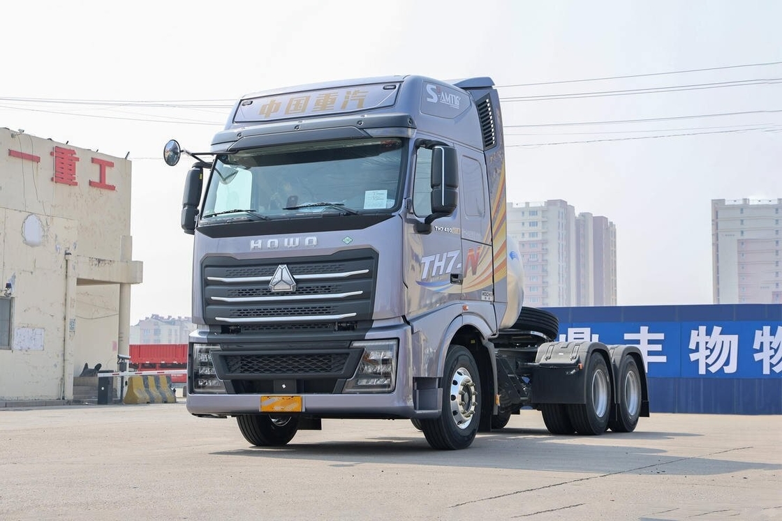 Cavalo Mecânico de Trator Usado Para Venda Sinotruk Howo Th7-N 6*4 Modo de Tração 480hp Tipo de Combustível Gás