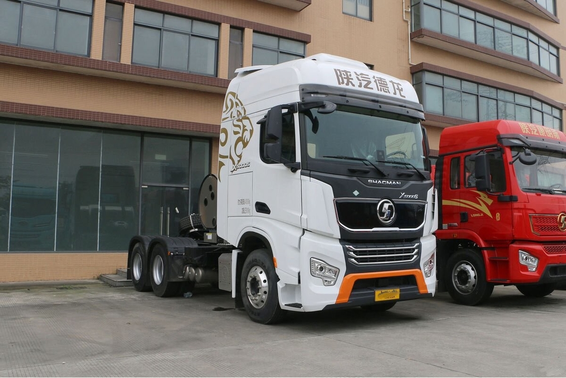 Caminhão Trator Usado à Venda Shacman X5000S 6*4 Modo de Tração Motor de Alta Eficiência de 560hp Cavalo Mecânico GNL