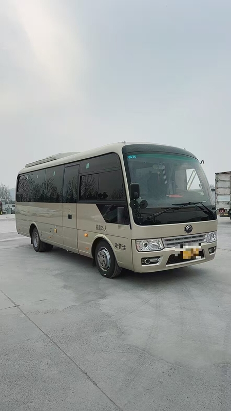 Médio tamanho ZK6792D51 ônibus usado 25 lugares de capacidade caixa de velocidades de 6 velocidades extensão afundada bagageira traseira
