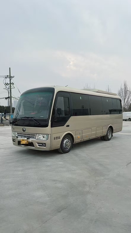 Médio tamanho ZK6792D51 ônibus usado 25 lugares de capacidade caixa de velocidades de 6 velocidades extensão afundada bagageira traseira