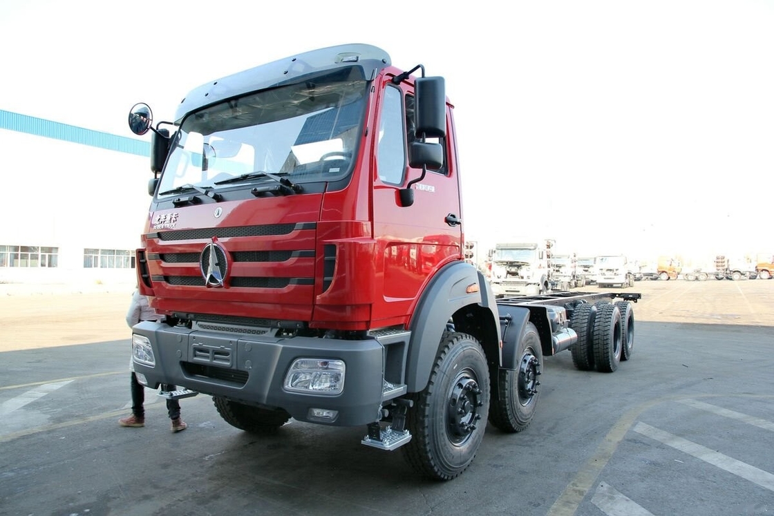 Chassi de Caminhões de Carga Usados Para Venda Beiben Ng80 8×4 Modo de Tração 336hp Caminhões Usados Acessíveis Para Transporte