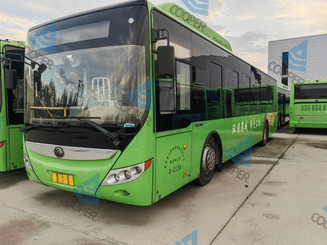 2020 segunda mão 77/23 assentos 12 metros forma lisa usado Yutong6120 ônibus de GNC portas duplas