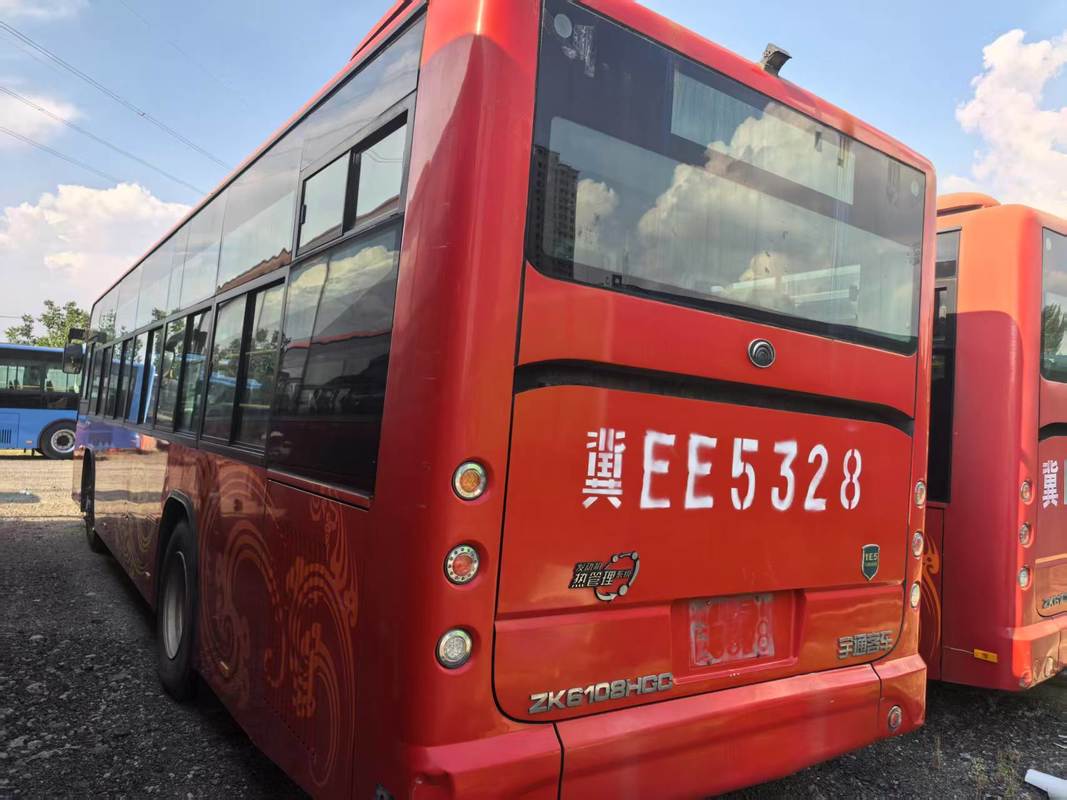 Ônibus urbano ZK6108 usado de 2019, 76/10-41 lugares, 12 metros, formato suave, portas duplas