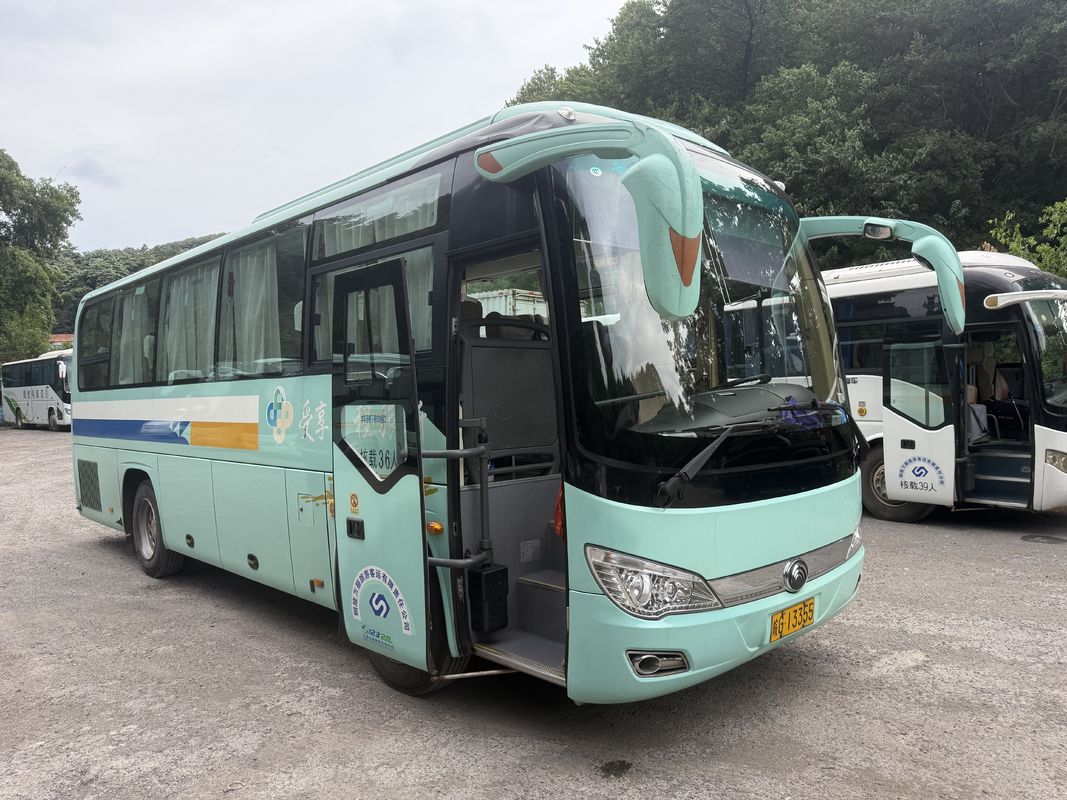 53 lugares 2023 ano usado Yutong ônibus ZK6906 motor diesel RHD LHD motorista direção sem acidente