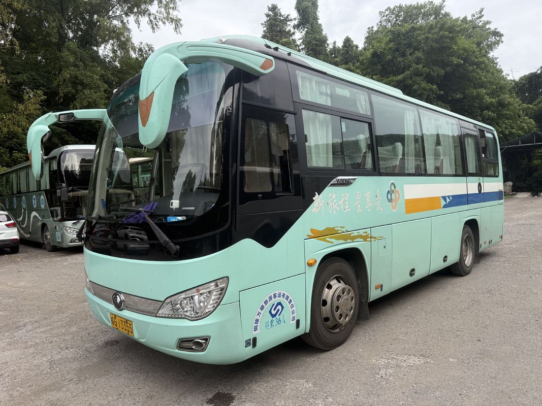 53 lugares 2023 ano usado Yutong ônibus ZK6906 motor diesel RHD LHD motorista direção sem acidente