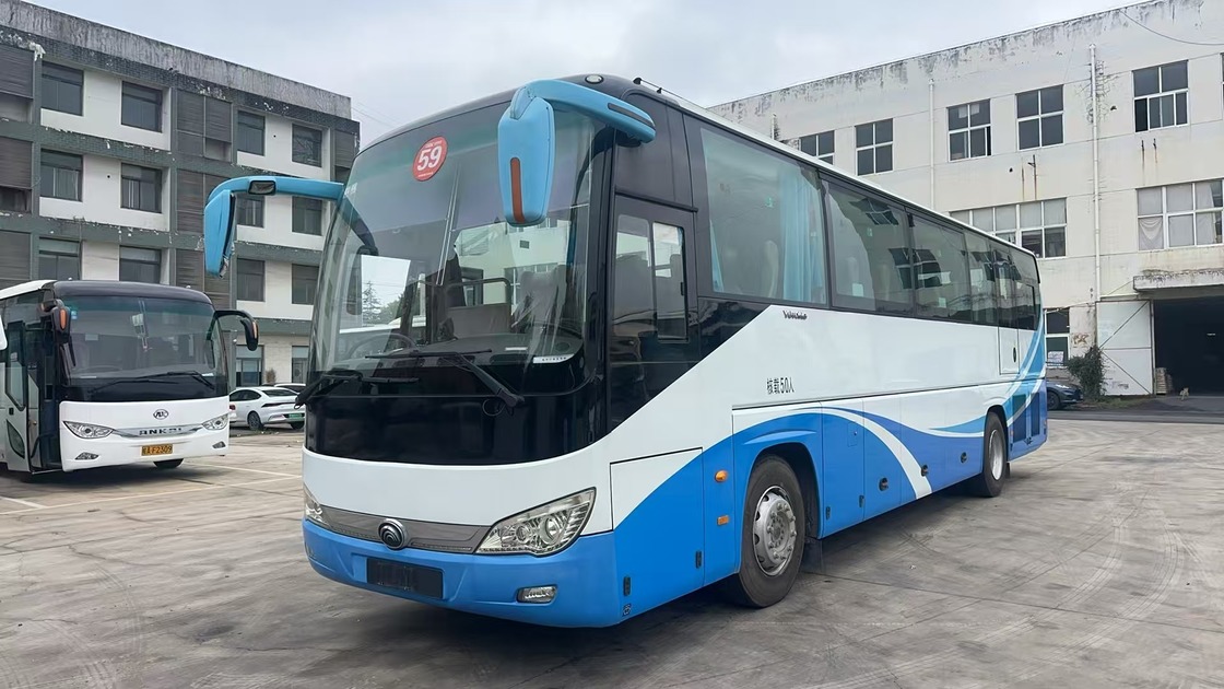 Coach Bus Second Hand Yutong Zk6119 Weichai 375hp  Leaf Spring 50 Seats  Lux Transport With Air Condition
