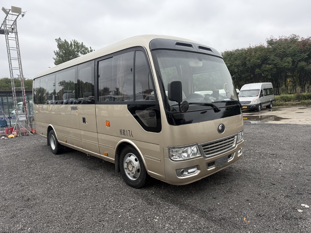 Coach Bus Second Hand Yutong T7 Yuchai 163hp  Leaf Spring 17 Seats  Lux Transport With Air Condition