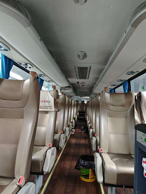 Used Yutong Coach Bus 55 Seater ZK6122 Second Hand Church Intercity Airport School Cummuter Interurban Buses Weichai Engine