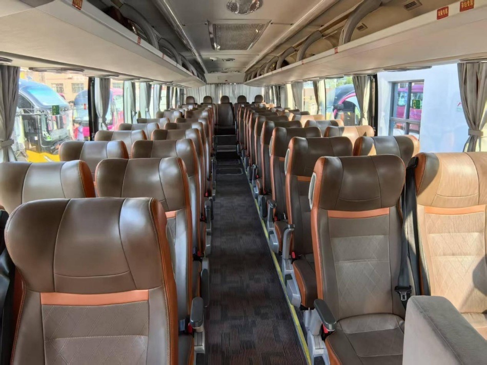 Usado 50 lugares diesel Yutong autocarro Weichai Motor Tour Interurban Intercity ônibus Rhd/Lhd