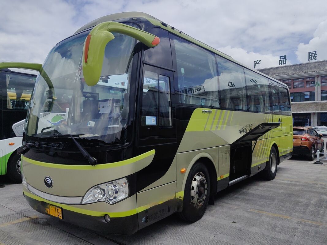 Autocarro de segunda mão Yu-tong ZK6908 Yuchai 270hp Folha Primavera 38 lugares Suspensão aerodinâmica Luxo transporte com ar condicionado