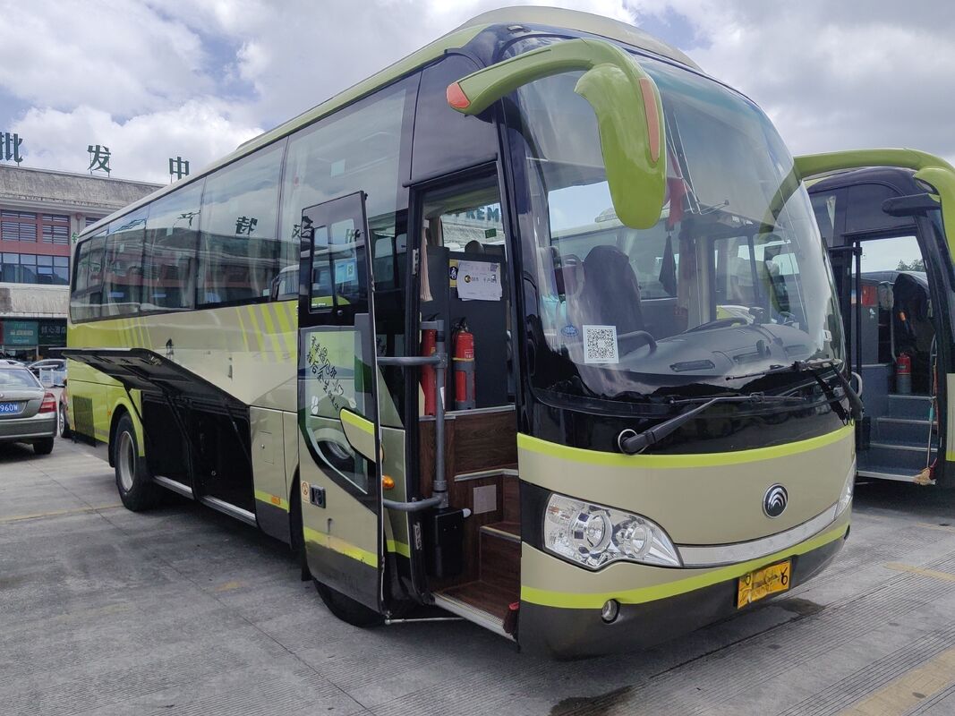 Autocarro de segunda mão Yu-tong ZK6908 Yuchai 270hp Folha Primavera 38 lugares Suspensão aerodinâmica Luxo transporte com ar condicionado