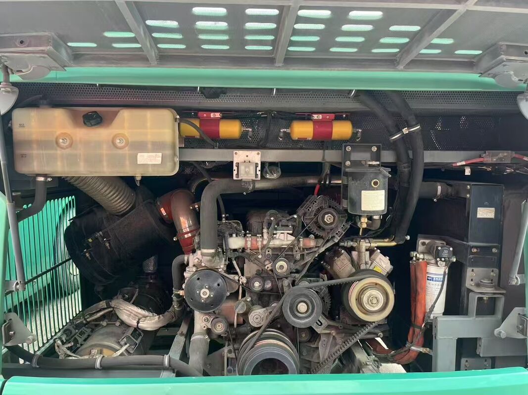 Diesel Kinglong de segunda mão Ônibus de luxo de 50 lugares Leafspring Weichai Escola de Engenharia Tour Intercity Commuter Coach