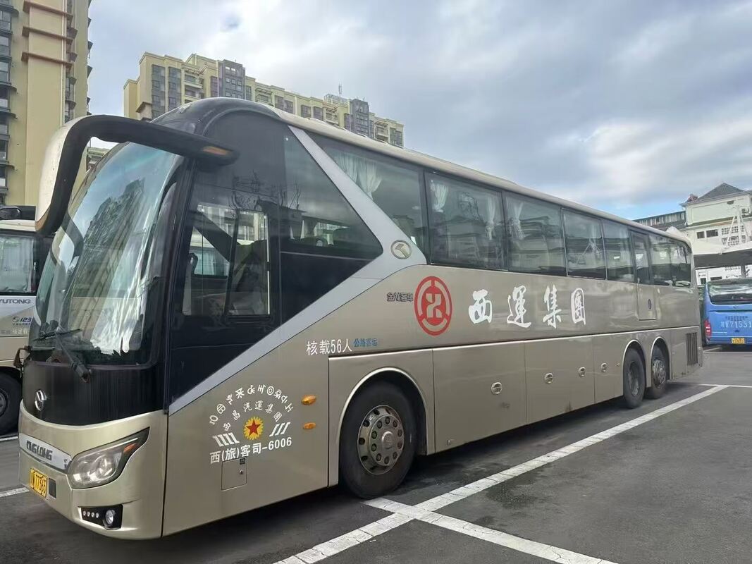 Ônibus Coach Recém-Chegado Usado Yutong XMQ6135 Weichai   Suspensão Pneumática 56 Lugares  Transporte de Luxo Com Ar Condicionado