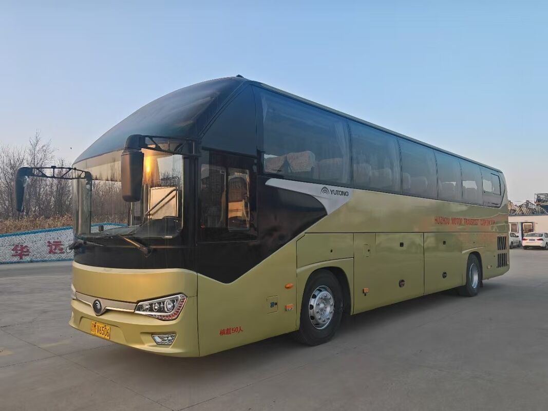 Novo autocarro de segunda mão Yu-tong ZK6128 Yuchai 50 lugares 2021 Transporte de luxo com ar condicionado