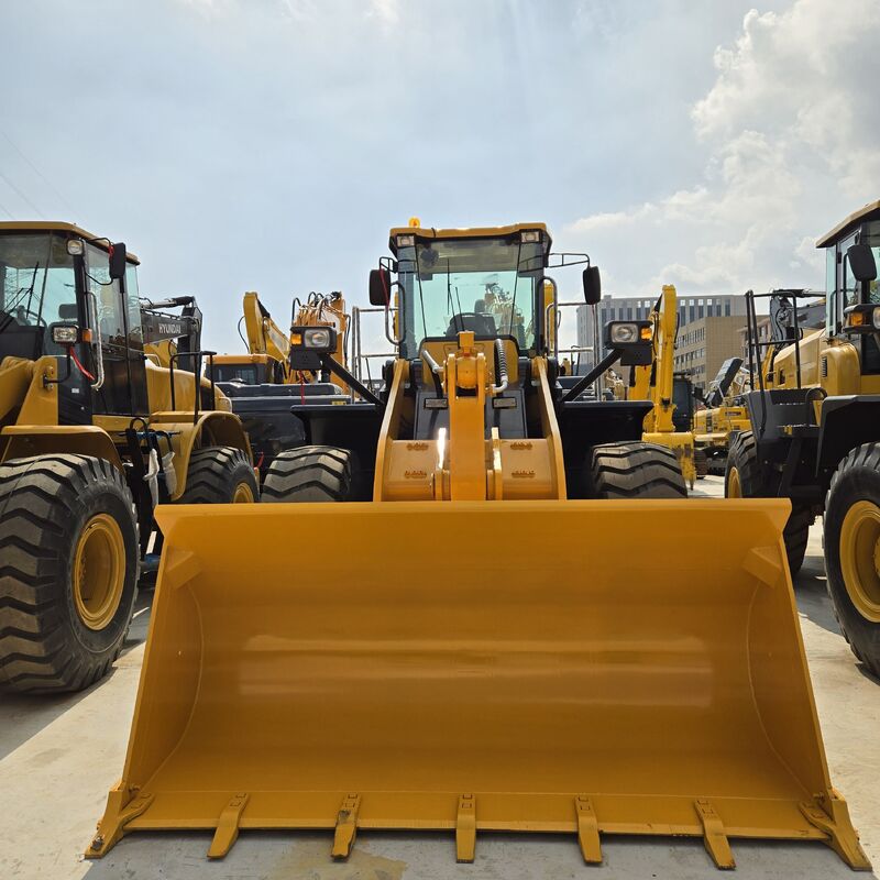 Novo Carregador Usado Marca Chinesa 5 Toneladas em Excelente Estado Capacidade de Carga Potência Nominal 162kW 220HP para Construção em Excelente Estado