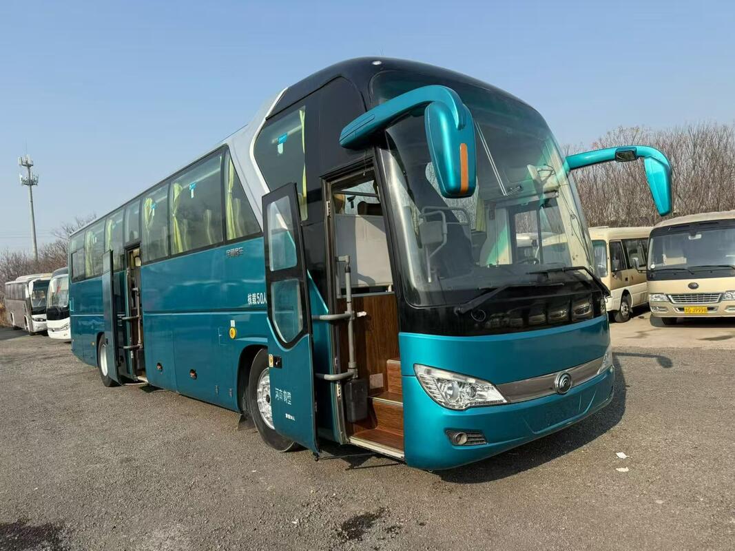 Coach Bus Second Hand Yutong Zk6122 Weichai 375hp  Leaf Spring 50 Seats  Lux Transport With Air Condition
