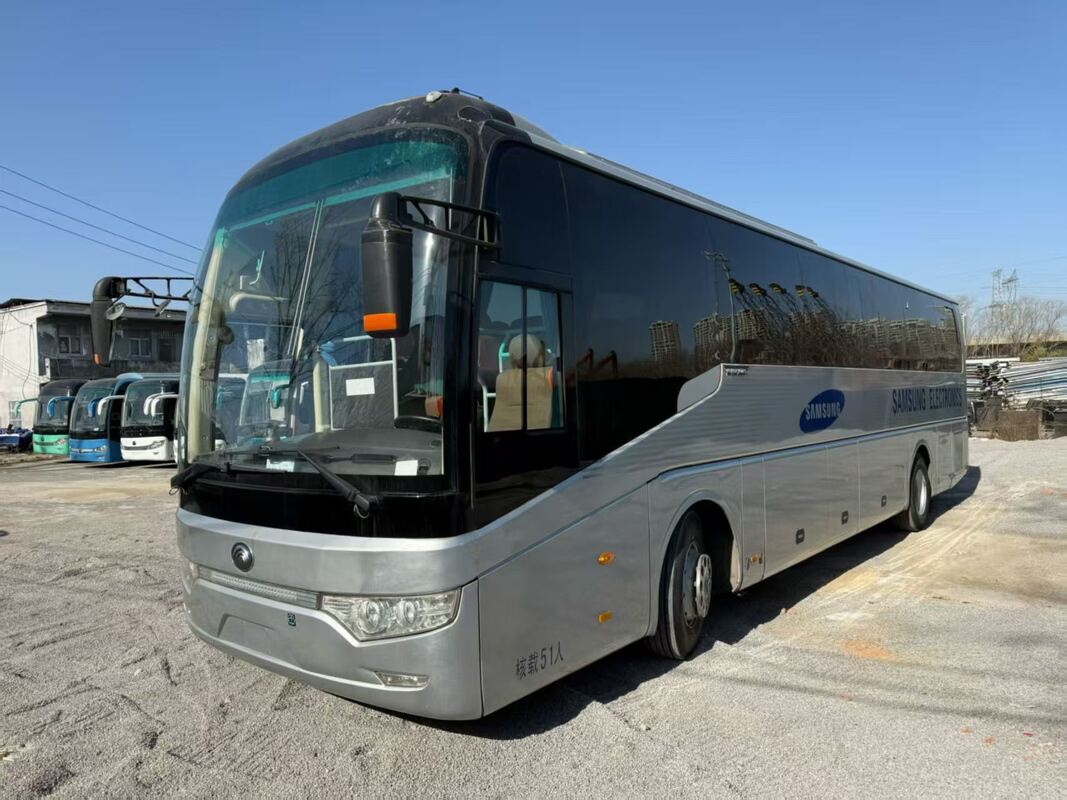 Used Coach Bus Yutong Zk6122 Yuchai 330hp  Leaf Spring 51 Seats  Lux Transport With Air Condition