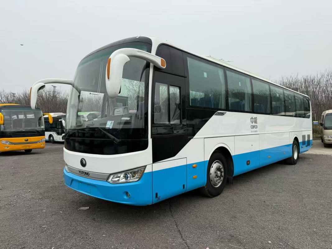 Ônibus Rodoviário Usado Yutong Zk6125 Yuchai 330hp Molas 65 Lugares Luxo para Transporte ou Longa Distância