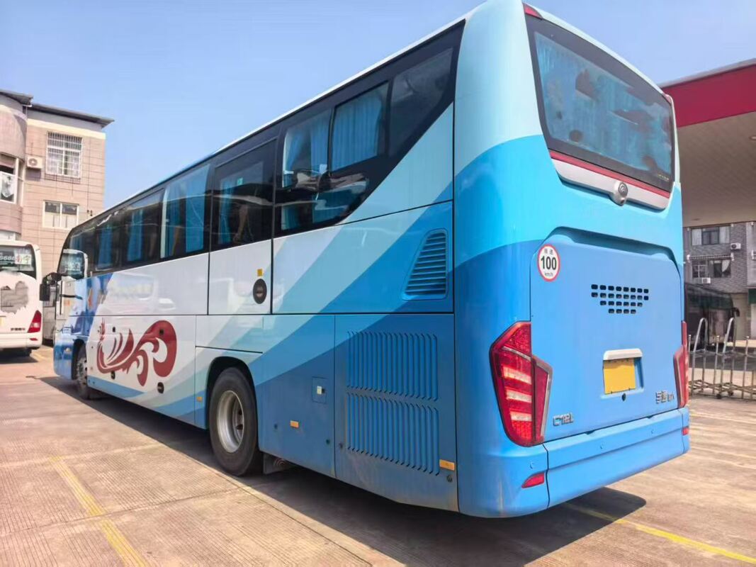 Ônibus de Treinador Usados Yutong Zk6128 Weichai 375hp Euro 5 Feixe de Molas 48 Lugares Luxo Transporte com Ar Condicionado para Transfer ou Longa Distância