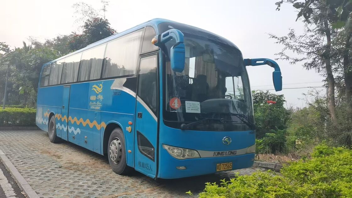 Used Coach Buses Yutong XMQ6117 Yuchai  Euro 5 Leaf Spring 45 Seats  Lux Transport With Air Condition For Shuttle or Long Distance