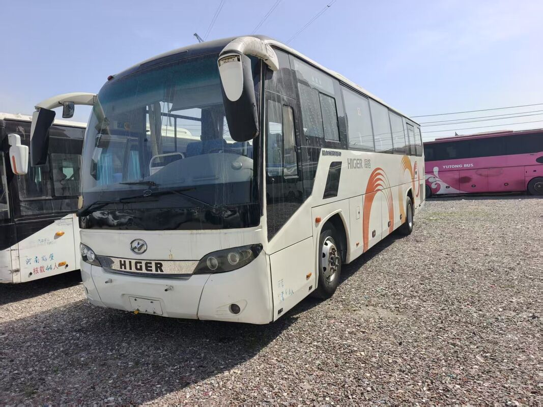 Used Coach Buses Higer KLQ6115 Yuchai Euro 4  Leaf Spring 64 Seats  Lux Transport With Air Condition For Shuttle or Long Distance