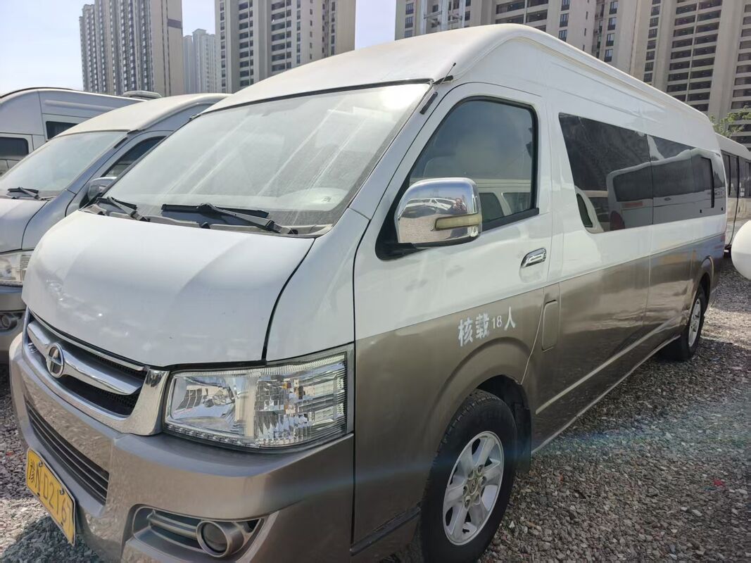Ônibus Hiace Usados Motor Jiulong Isuzu Euro 4 Diesel 18 Lugares Com Ar Condicionado Para Transporte ou Curta Distância