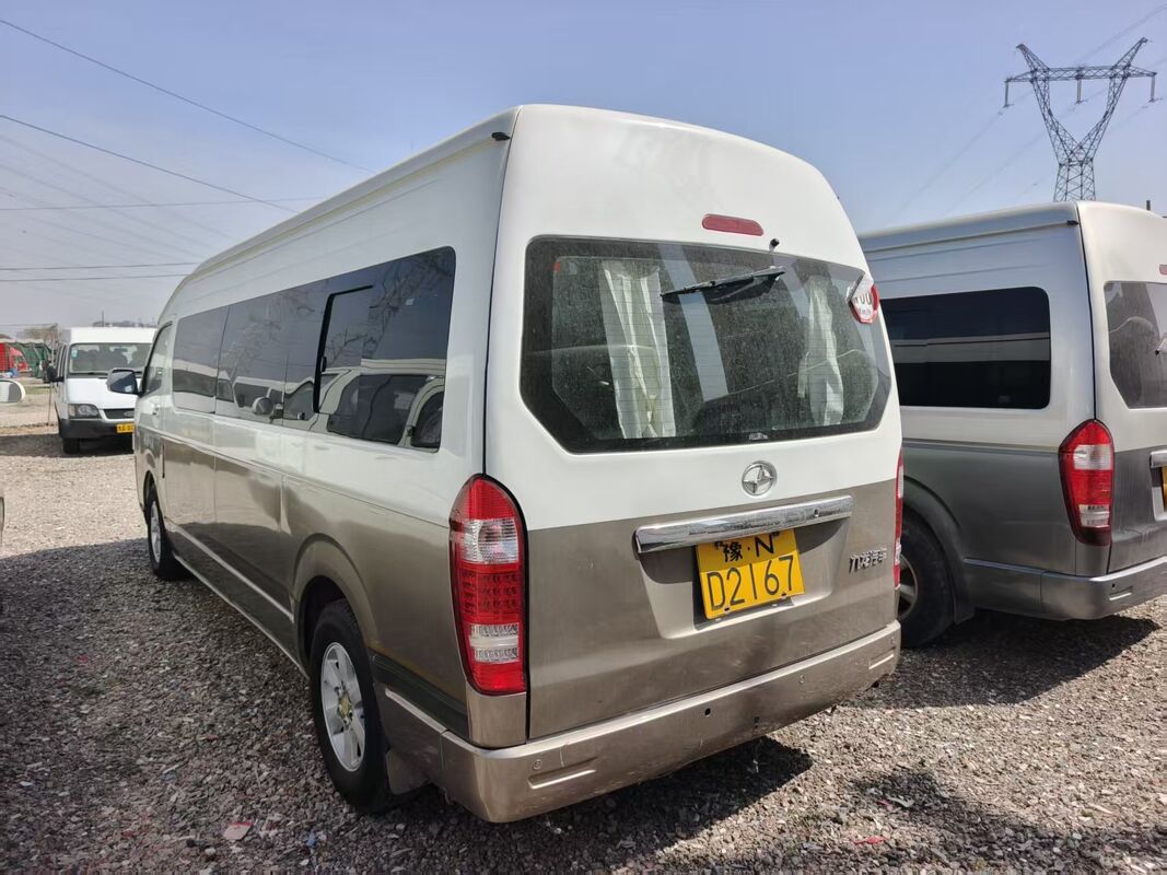 Ônibus Hiace Usados Motor Jiulong Isuzu Euro 4 Diesel 18 Lugares Com Ar Condicionado Para Transporte ou Curta Distância