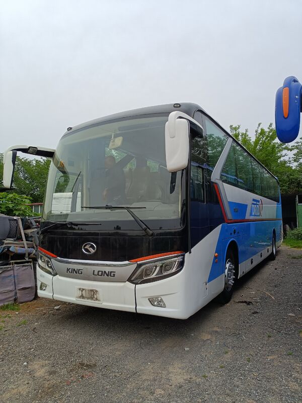 Ônibus de Treinador Usados King-long XMQ6129 Yuichai Euro5 Molas 54 Lugares Luxo 2021 Ano Transporte com Ar Condicionado para Transfer ou Longa Distância