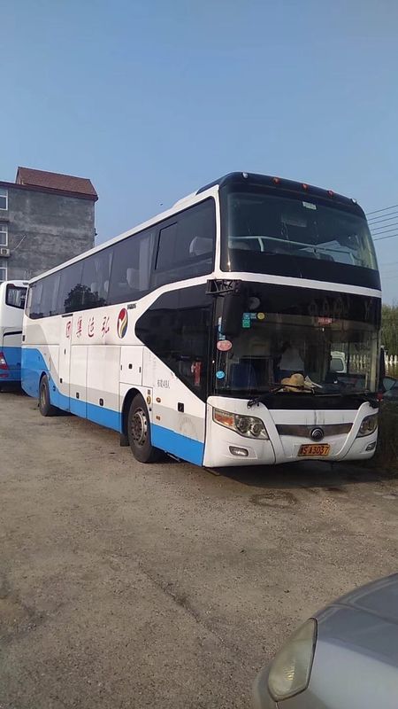 A faixa de YUTONG usou o ônibus do treinador 2013 anos com A/C/motor diesel de Weichai 336hp
