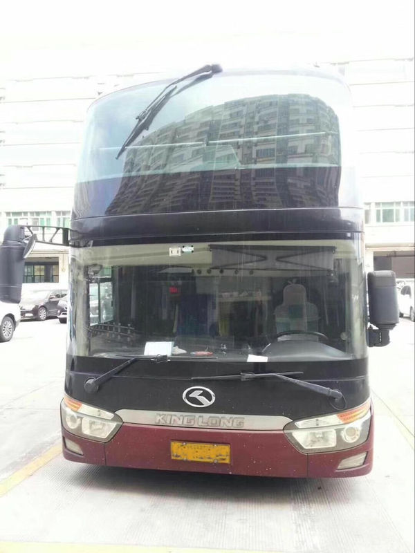Ônibus usado do trânsito de Kinglong tipo grande 100 km/h de velocidade máxima com 50 assentos
