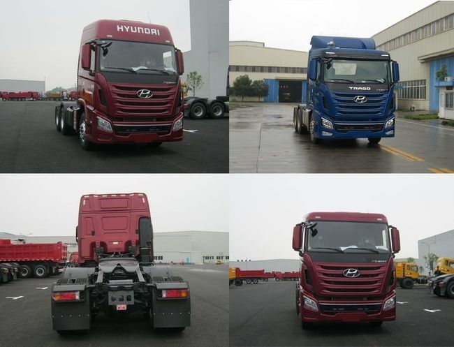 O modo da movimentação 6*4 usou o caminhão 440hp do trator com padrão de emissão do Euro V
