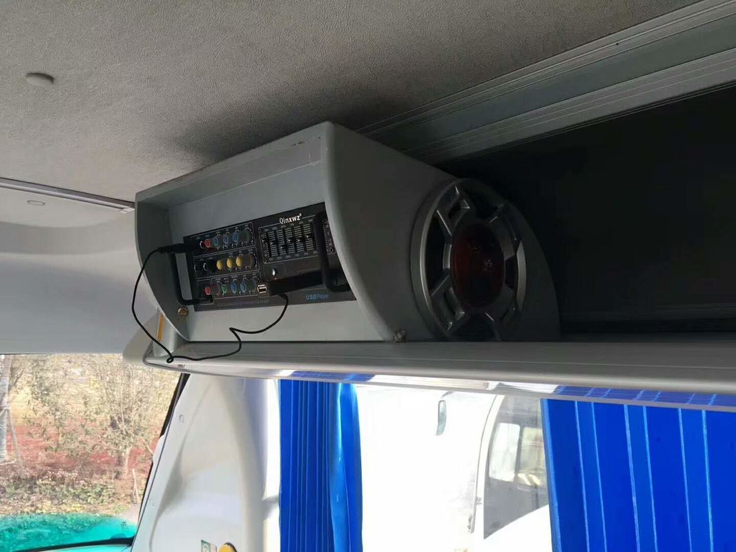39 assentos usaram ônibus de YUTONG porta eletrônica de 2013 anos com a bolsa a ar do cofre forte do toalete
