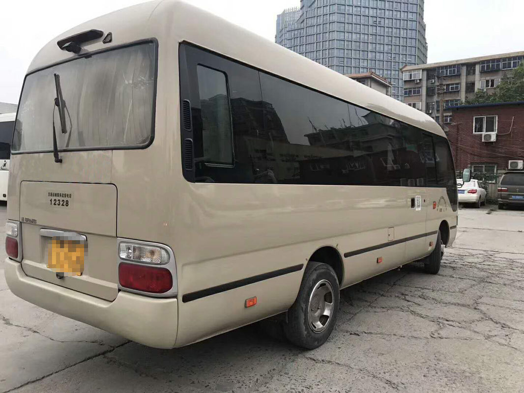 Dragão dourado ônibus usado da pousa-copos desempenho da gasolina de 2014 anos grande com 23 Seat