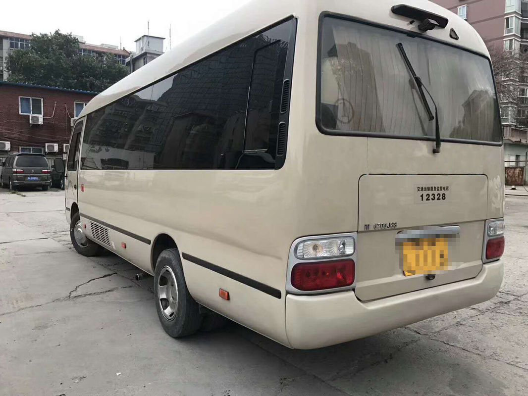 Dragão dourado ônibus usado da pousa-copos desempenho da gasolina de 2014 anos grande com 23 Seat