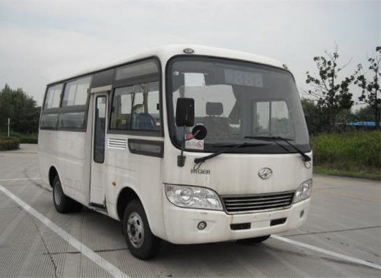 Ônibus da mão de 17 assentos um tipo mais alto do ò mini usou a condição com a auto porta eletrônica
