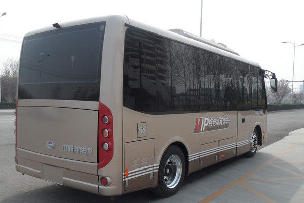 Microbus da mão do tipo segundo de Zhongtong, ônibus comercial usado com 10-23 assentos