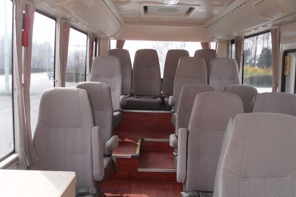Microbus da mão do tipo segundo de Zhongtong, ônibus comercial usado com 10-23 assentos