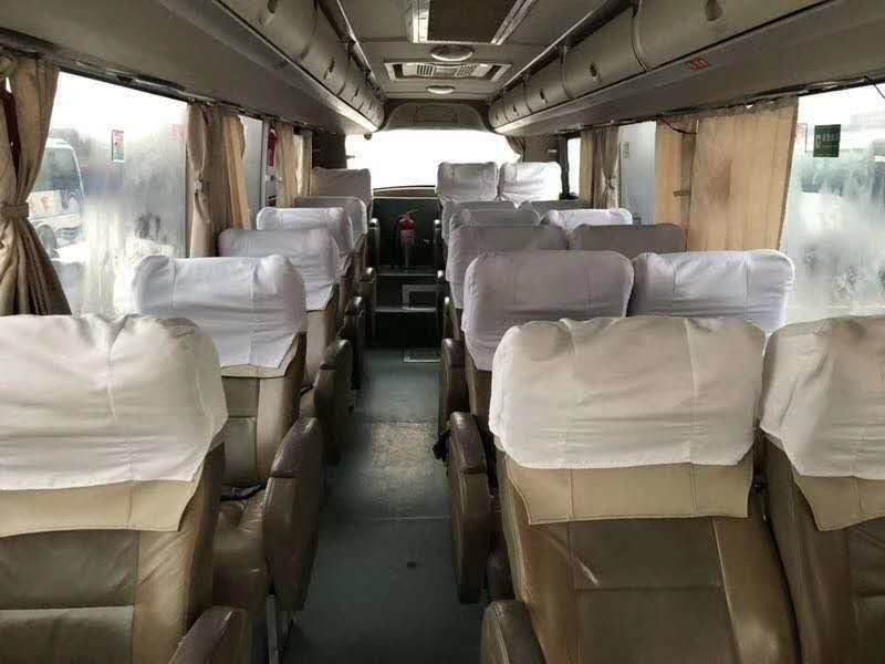 10-23 treinador usado diesel da mão do treinador do ônibus do Euro III do comprimento dos assentos 7.9m ò