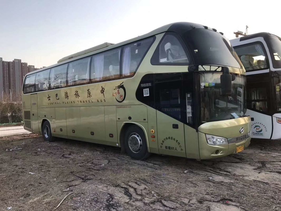 Yutong luxuoso dois assentos diesel usados portas do ônibus de excursão 25-71 2015 anos