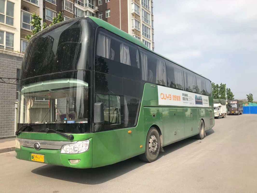 2012 anos Yutong usaram o ônibus 61 Seat do treinador/altamente ônibus comercial usado verde do telhado