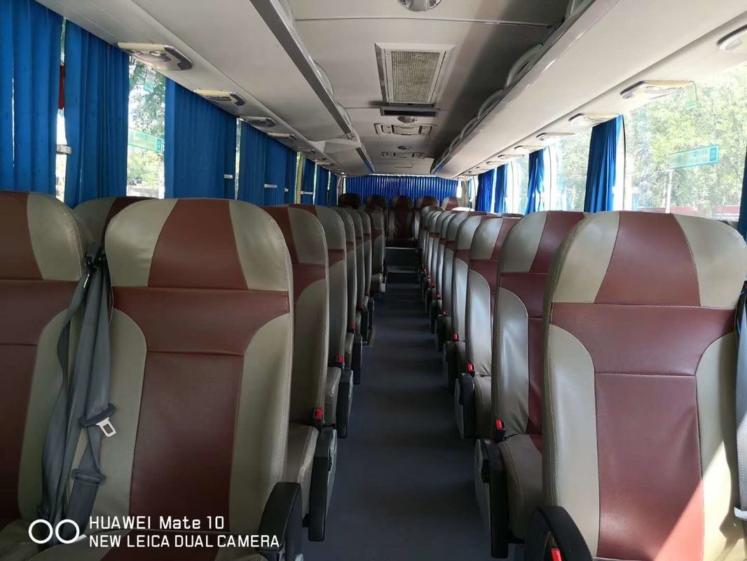 Ônibus diesel do treinador de Zk 6122 55 Seater do ônibus de turista da mão de Yutong segundo com vídeo da C.A.