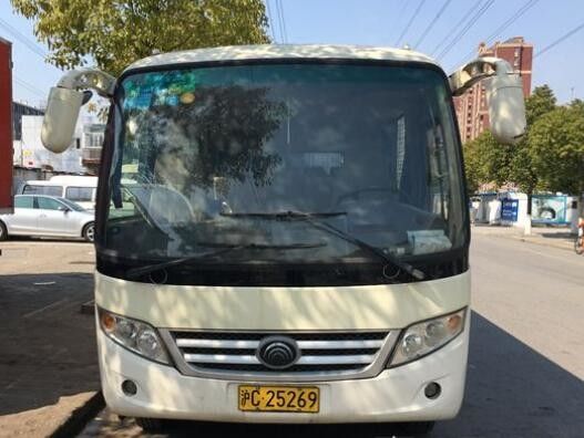 Ônibus de Yutong do motor diesel do Euro III o mini assentos de 2011 anos 23 usou a caixa de engrenagens automática