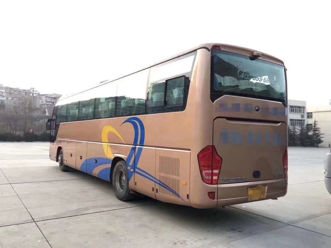ZK6122 49/55 assentos Yutong usou a viagem diesel da cara da porta do motorista da mão esquerda do ônibus da pousa-copos 2013 - 2016 anos