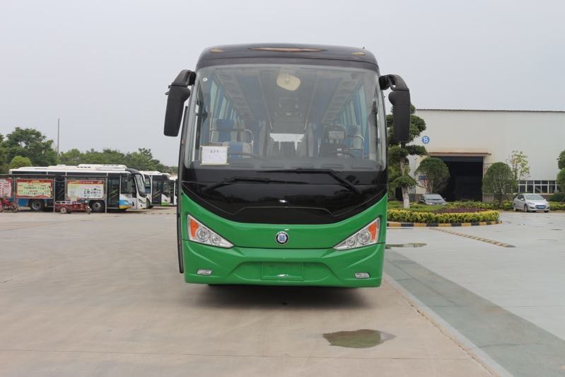 O ônibus de excursão longo usado verde LHD de Seat do diesel 49 do ônibus do treinador equipou anos muito novo de A/C 2018