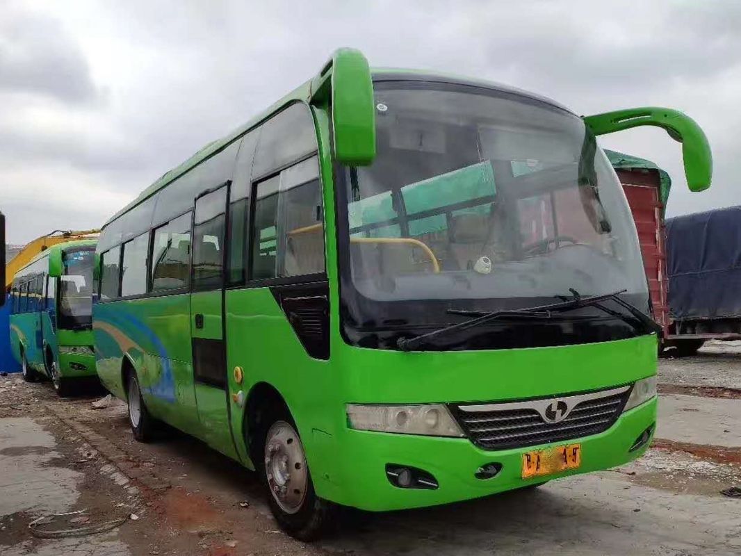 Comprimento diesel do Euro IV 8045mm de Seat do ônibus de turista 35 da mão do verde segundo da movimentação do lado esquerdo